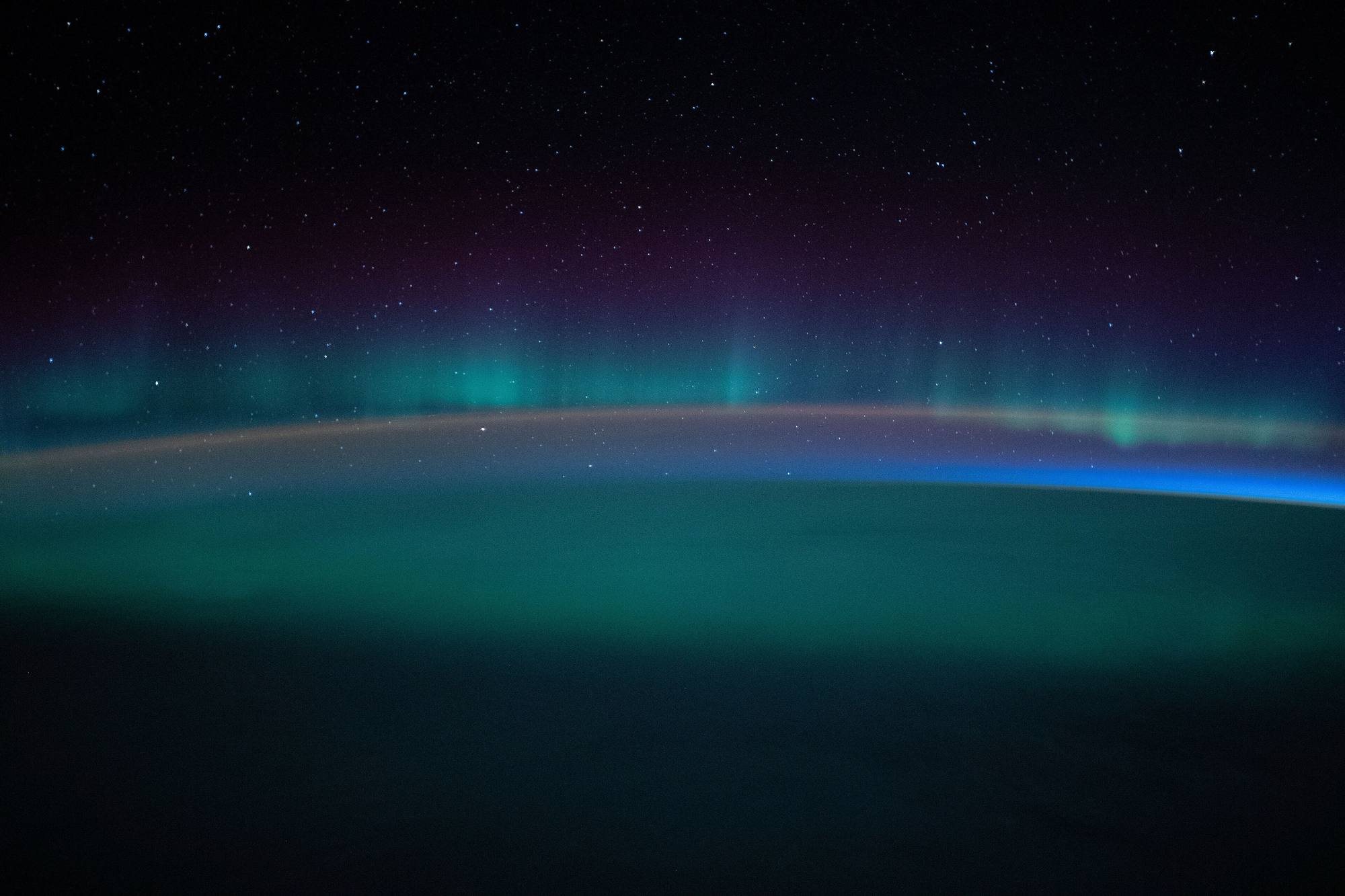 Earth photographed from the International Space Station